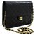 Chanel shoulder bag Black Leather  ref.195220