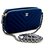 Bolsa de ombro Chanel Azul Couro  ref.195268
