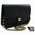 Chanel shoulder bag Black Leather  ref.195280
