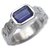 Chanel Silver 18K Amethyst Ring Silvery Purple Metal  ref.195350