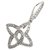 Louis Vuitton Silver 18K Diamond Les Ardentes Fleur Earrings Silvery Metal  ref.195383
