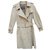 womens Burberry vintage t trench coat 38/40 Beige Cotton Polyester  ref.195451