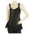 Marithé et François Girbaud Marithe Francois Girbaud Blusa sin mangas de encaje negro Cami Talla grande Fr 38