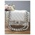 Timeless Borsa a patta Jumbo classica foderata bianca Chanel Bianco - vista 4