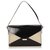 Céline Celine Black Leather Diamond Shoulder Bag Brown Beige  ref.195603