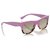 Valentino Pink Square Mirror Sunglasses Brown Plastic  ref.195624