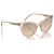 Tiffany & Co Tiffany Brown Cat Eye Tinted Sunglasses Light brown Plastic  ref.195626
