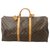 Louis Vuitton Keepall 55 Brown Cloth  ref.195688