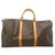 Louis Vuitton Keepall 50 Brown Cloth  ref.195690