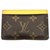 Louis Vuitton card holder Brown Cloth  ref.195731