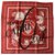 Hermès Lenços de seda Vermelho  ref.195809
