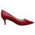Jimmy Choo Tacchi Rosso Pelle  ref.195830