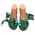 Vic Matié Turquoise Sandals Leather Nubuck  ref.195946