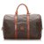Céline Celine Brown Macadam Travel Bag Leather Plastic Pony-style calfskin  ref.195987