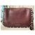 Sac à main Valentino Garavani Guitar Rockstud en cuir rouge foncé Bordeaux  - vue 3