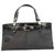 Dior Jeans tote handbag in leather Cuir Noir  ref.196356