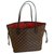 Louis Vuitton neverfull Mm bag Brown Leather  ref.196376