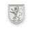 Chanel LION BLAZON Silber Metall  ref.196399