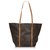 Louis Vuitton Brown Monogram Sac Shopping 48 Leather Cloth  ref.196458