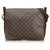 Louis Vuitton Brown Monogram Abbesses Leather Cloth  ref.196466