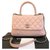 Chanel Pink Mini Coco Handle bag Leather  ref.196608
