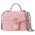 Gucci marmont mini top handle bag Pink Leather  ref.196684