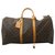 Louis Vuitton Keepall 50 Brown Leather  ref.196706