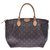 Louis Vuitton handbag Brown Cloth  ref.196714