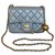 Chanel Runway Light Grey Square Mini Flap Pearl Crush Bag Lambskin  ref.196808