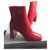 Prada Patent leather ankle boots Red  ref.196836