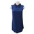 Miu Miu Dresses Black Blue Cotton Viscose  ref.196956