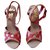 Autre Marque Clogs Silvery Red Cloth  ref.196964