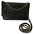 Wallet On Chain Chanel Cuir Noir  ref.197133