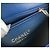 Chanel Medium Top Handle Flap Bag mit Karte, Box, Staubbeutel Blau Dunkelblau - Ansicht 29