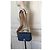 Chanel Medium Top Handle Flap Bag mit Karte, Box, Staubbeutel Blau Dunkelblau - Ansicht 3