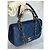 Chanel Medium Top Handle Flap Bag mit Karte, Box, Staubbeutel Blau Dunkelblau - Ansicht 6