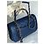 Chanel Medium Top Handle Flap Bag mit Karte, Box, Staubbeutel Blau Dunkelblau - Ansicht 7