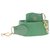 Hermès sport model shoulder strap in canvas and green leather, gold metal hardware for Hermès bags Cloth  ref.197312