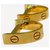 Cartier Brincos em ouro branco com 4 Peso dos diamantes: 3,3 g Número de série: 1989V6 Dourado Ouro amarelo  ref.197407