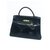 Hermès Hermes Kelly bag 32 vintage black box leather  ref.197425