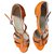 Hermès sandali Arancione Pelli esotiche  ref.197475