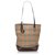 Burberry Brown Haymarket Check Canvas Tote Bag Multiple colors Beige Leather Cloth Pony-style calfskin Cloth  ref.197654