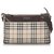 Burberry Brown House Check Canvas Crossbody Bag Multiple colors Beige Leather Cloth Pony-style calfskin Cloth  ref.197703