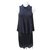 Emporio Armani Dresses Black Cotton Wool Viscose Polyamide  ref.197818