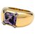 Dior "Mitza" Ring, zwei golds, Amethyst und Diamanten. Weißgold Gelbes Gold  ref.197953