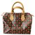 Speedy Louis Vuitton Handbags Brown  ref.198094