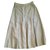 Hermès Skirts Light green Linen  ref.198245