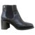Chanel Ankle Boots Black Leather  ref.198292