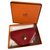 Hermès wallet 24 Red Leather  ref.198459