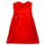 Diane Von Furstenberg DvF Seymour trägerloses Kleid ohne Knochen Rot Viskose Elasthan Nylon  ref.198478